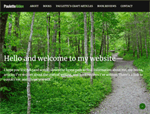 Tablet Screenshot of paulettealden.com
